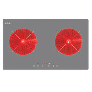 golenda 3000w 2 burner glass ceramic infrared cooktop