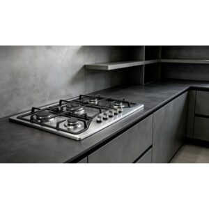 Golenda 3.3kW Stainless Steel 5-Burner Gas Hob