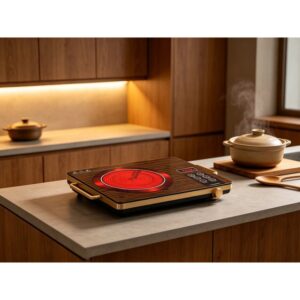 Golenda 2000W Portable Infrared Cooktop Touch+Knob | 10 Stage