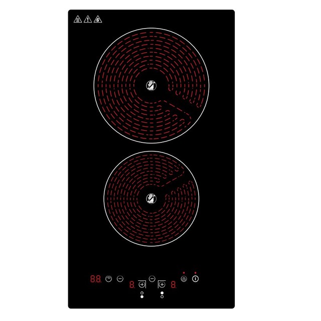 .norm product.png Golenda 3000W Built-in Infrared Cooktop 2 Zone Touch Control | 9 Power Stages
