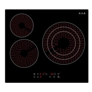 Golenda 5700W Built-in Infrared Cooktop | 3 Zone Touch Control | 99min Timer