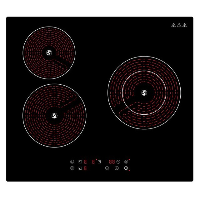 .norm product.png Golenda 5200W Built-in Infrared Cooktop Touch Control 3 Zone | 99min Timer | CB