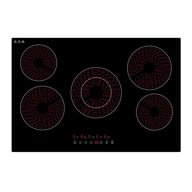 Golenda 8200W Built-in Infrared Cooktop Touch Control 5 Zone | 99min Timer