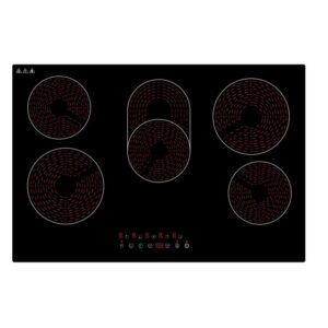 Golenda 8000W Built-in Infrared Cooktop Touch Control 5 Zone | 9 Power Stages