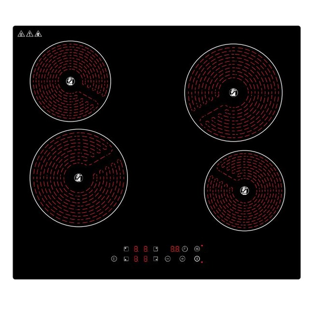 Golenda 6000W Built-in Infrared Cooktop Touch Control 4 Zone | 9 Power Levels