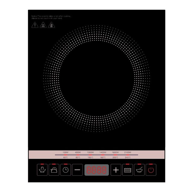 Golenda 2000W Portable Induction Cooktop Countertop Hob | 9 Keys Blue LED Golenda 2000W Portable Induction Cooktop Countertop Hob | 8 Keys | 220-240V