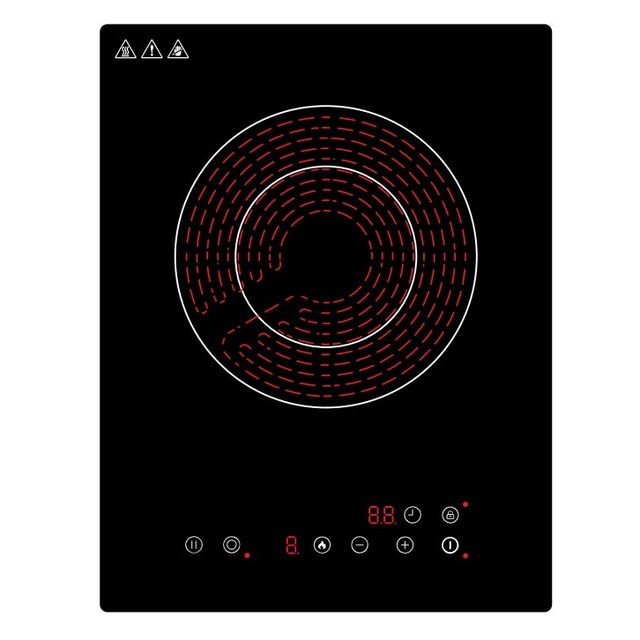 .norm product.png Golenda 2000W Built-in Infrared Cooktop Touch Control | 9 Power Levels