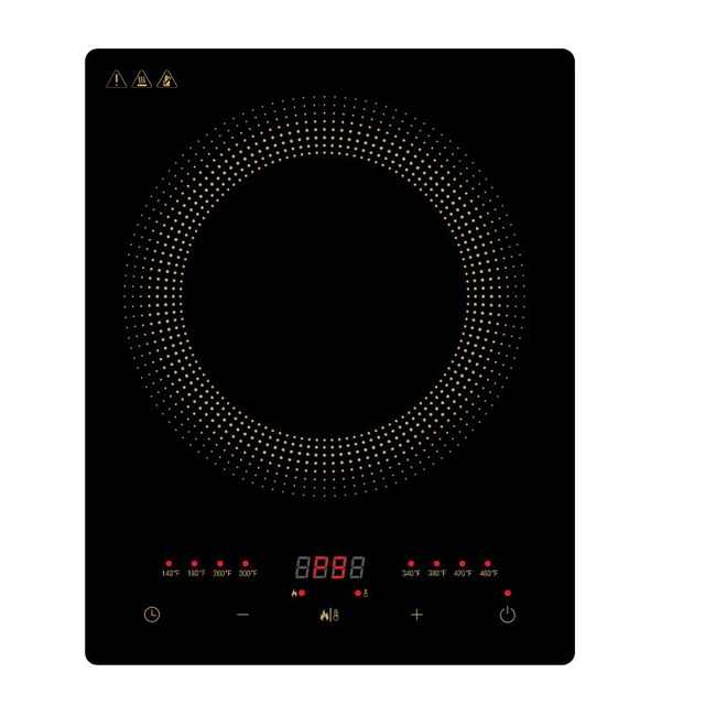 Golenda 2000W Portable Induction Cooktop Touch Control | 4 LED Display Golenda 1800W Portable Induction Cooktop Touch Control | Countertop Hob | 120V