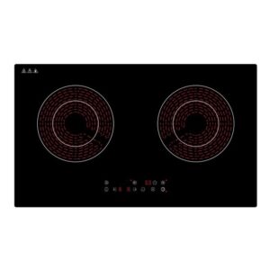 Golenda 4400W Built-in Infrared Cooktop 2 Zone Touch Control | 99min Timer