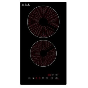 Golenda 3000W Built-in Infrared Cooktop 2 Zone Touch Control | 9 Power Levels