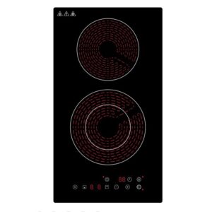 Golenda 3200W Built-in Infrared Cooktop 2 Zone Touch Control | 9 Power Levels