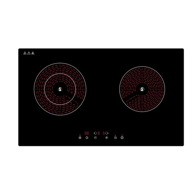 .norm product.png Golenda 4000W Built-in Infrared Cooktop 2 Zone Touch Control | Digital Timer