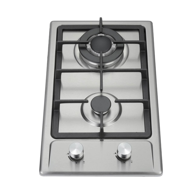 Golenda Gas Hob Built-in Gas Cooktop 5 Burner | Triple Ring Wok Golenda 4kW Gas Hob Built-in Gas Cooktop 2 Zone | Auto Ignition
