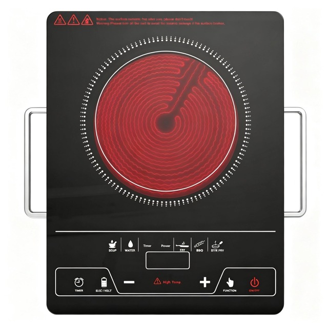 Golenda 2000W Portable Infrared Cooktop Touch Control | 9-Level