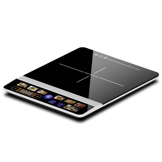 Golenda 1800W Portable Induction Cooktop Touch Control | Countertop Hob | 120V Golenda BI-18A9-B 1800W Induction Cooker (slim Model) | 10 Power Levels & 60-240°C Temperature Range | CB & GS & EMC & LVD & BSCI & Ro hs & Reach