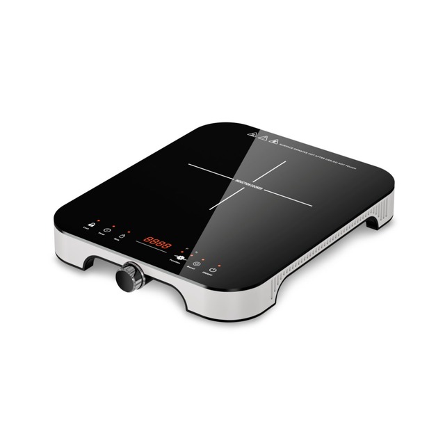 Golenda 1800W Portable Induction Cooktop Touch Control Timer Golenda BI-18A15 1800W Induction Cooker | Touch And Knob Control | CE & GS & EMC & LVD & BSCI & Rohs & Reach
