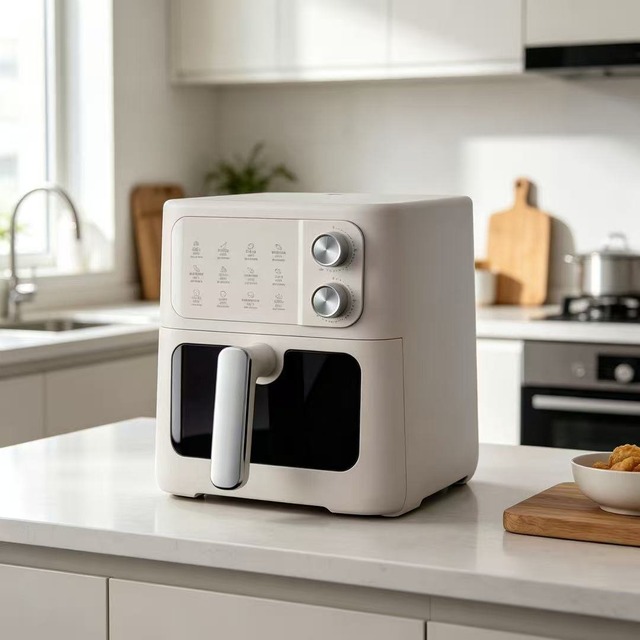 .norm 场景图.jpg Golenda Air Fryer 6.5L Single Pot with Rack | Mechanical Control | Metal Cavity