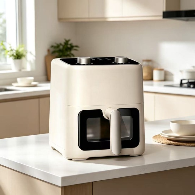 .norm 场景图.jpg Golenda Air Fryer 6.5L Single Pot with Rack | Metal Cavity | Mechanical Control