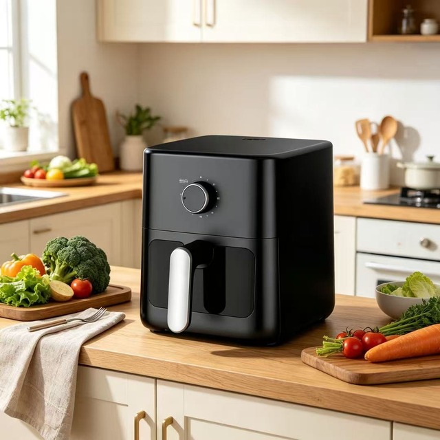.norm 场景图.jpg Golenda Air Fryer 5L/6L Digital 8 Preset Color Display | Metal Cavity
