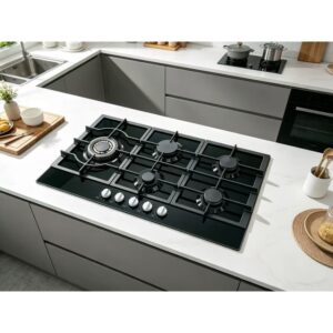 Golenda 3.3kW Tempered Glass 5-Burner Gas Hob | OEM Factory