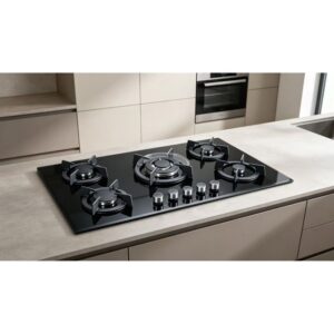 Golenda 3.3kW Tempered Glass 5-Burner Gas Hob