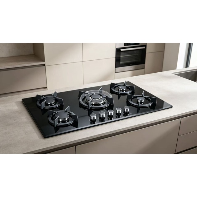 .norm 场景图.jpg Golenda Gas Hob Built-in Gas Cooktop 5 Burner | Triple Ring Wok Burner