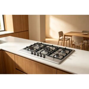 Golenda 3.3kW Stainless Steel 5-Burner Gas Hob