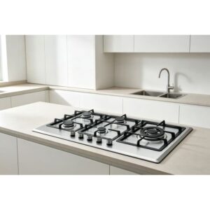 Golenda 3.3kW Stainless Steel 5-Burner Gas Hob