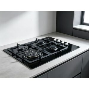 Golenda 3.3kW Tempered Glass 4-Burner Gas Hob