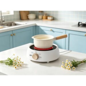 Golenda 800W Portable Infrared Cooktop Countertop Hob | Ø152.5mm | Knob Control
