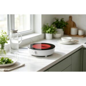 Golenda 2200W Portable Infrared Cooktop Knob Control | Infrared Hob