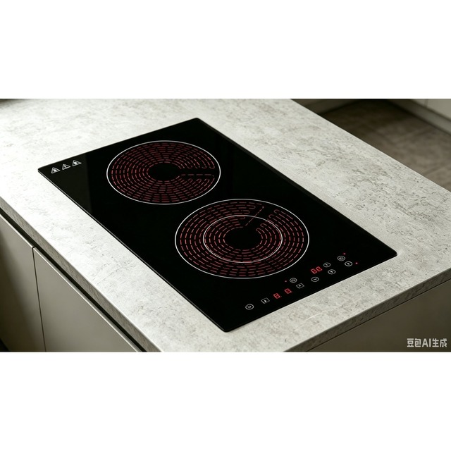 .norm 效果图.png Golenda 3200W Built-in Infrared Cooktop 2 Zone Touch Control | 9 Power Levels