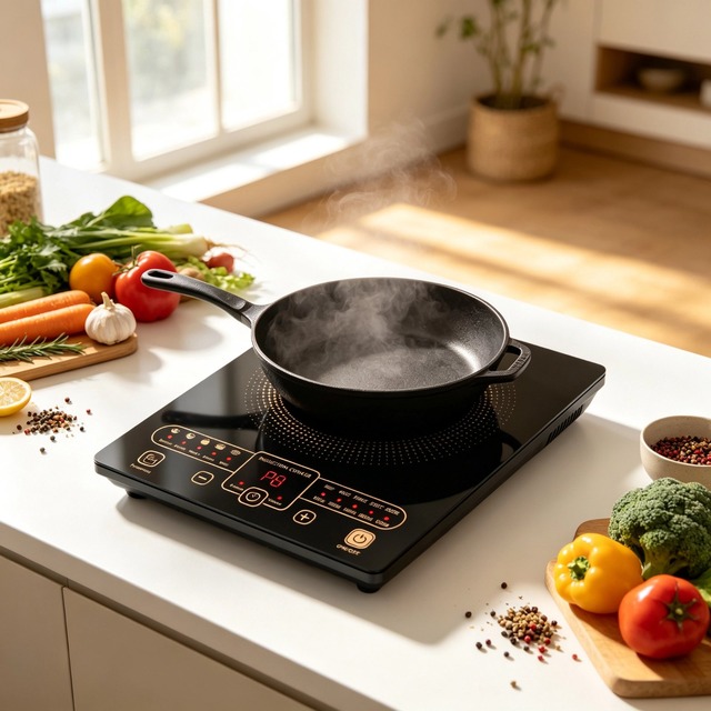 Golenda 1800W Portable Induction Cooktop Touch Control Timer | 13 LED