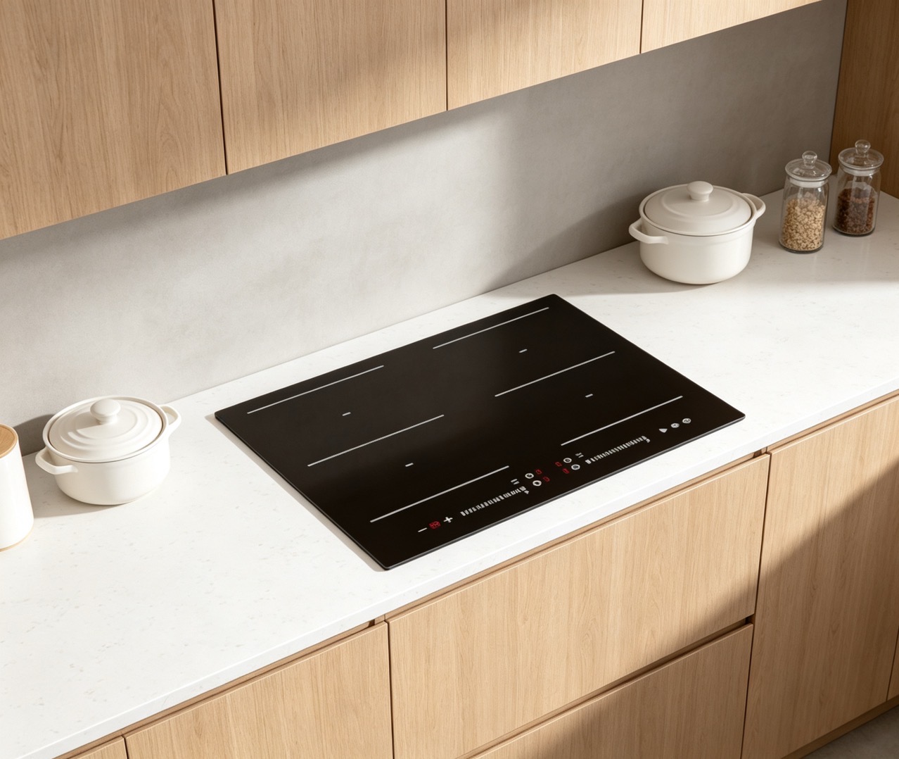 场景图 Golenda H7254F | 9 Cooking Zones + Flexible Zone