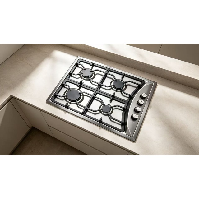Golenda 4 Burner Gas Hob Built-In Gas Cooktop Stainless Steel | DC/AC Ignition