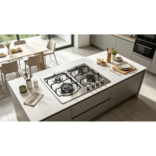 Golenda Gas Hob Built-in Gas Cooktop Stainless Steel | NG/LPG | 590*510mm