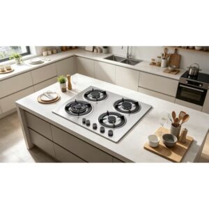 Golenda Stainless Steel 4-Burner Gas Hob | Factory Direct