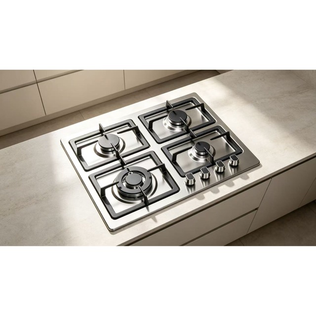 Golenda Stainless Steel 4-Burner Gas Hob