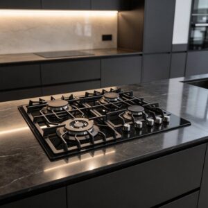 Golenda 1.0kW Cast Iron 4-Burner Gas Hob