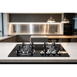Golenda 3.3kW Tempered Glass 4-Burner Gas Hob