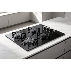 Golenda 3.3kW Tempered Glass 4-Burner Gas Hob