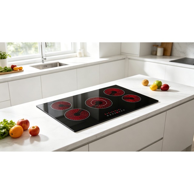 Golenda 6400W Ceramic Glass Built-In Infrared Cooktop