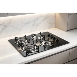 Golenda 1.0kW Cast Iron 4-Burner Gas Hob | Factory Direct