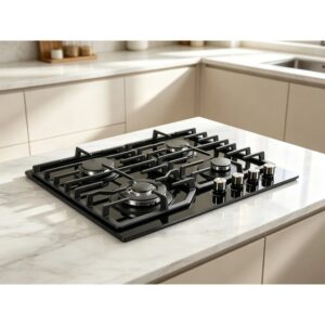 Golenda 3.3kW Tempered Glass 4-Burner Gas Hob