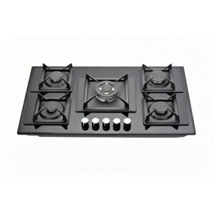 Golenda 1.0kW Tempered Glass 5-Burner Gas Hob