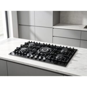 Golenda 3.3kW Tempered Glass 5-Burner Gas Hob