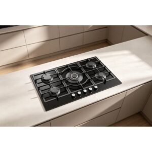 Golenda 3.3kW Tempered Glass 5-Burner Gas Hob | OEM Factory