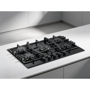 Golenda 1.0kW Tempered Glass 5-Burner Gas Hob