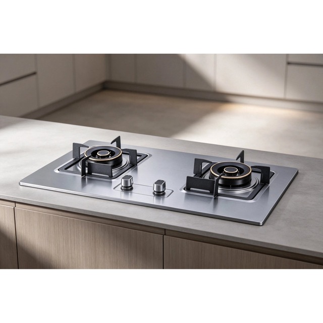 Golenda 5.8/5.0kw Gas Hob Stainless Steel Cast Iron Support | LPG NG