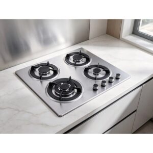 Golenda 3.3kW Stainless Steel 4-Burner Gas Hob